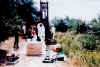 Digging a monitoring well
