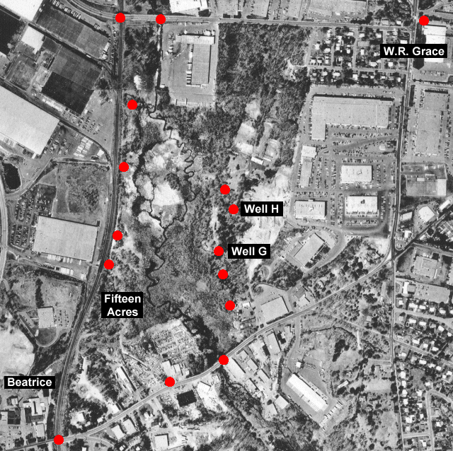 Woburn Site Tour Map